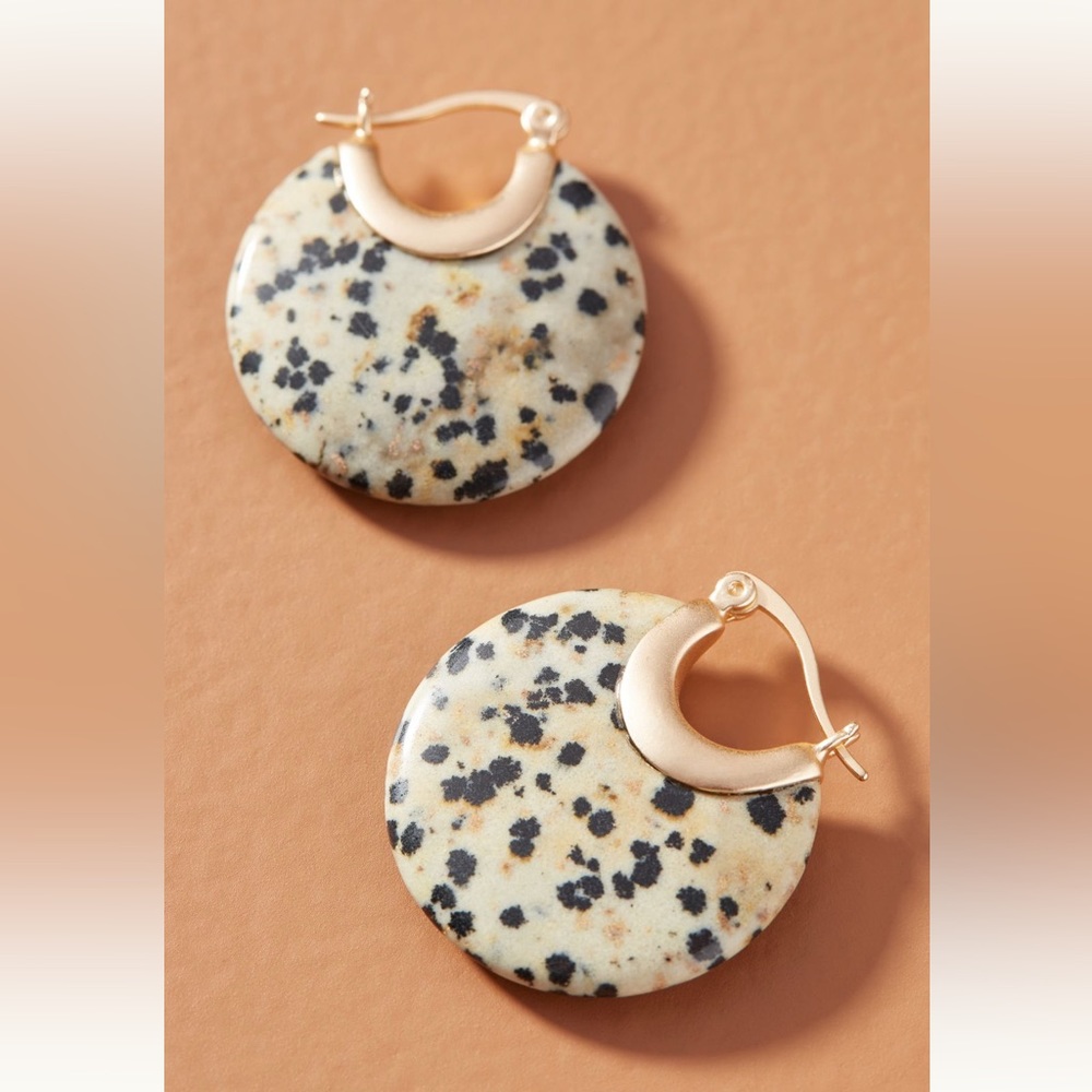 Anthropologie - Amalie Oval Hugger Hoops